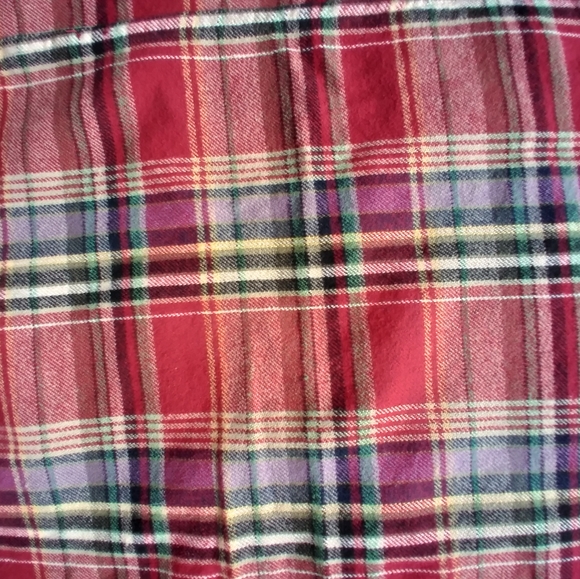 Preloved Ashley Scarf - Teal, Tan, Purple, Maroon - Picture 7 of 10